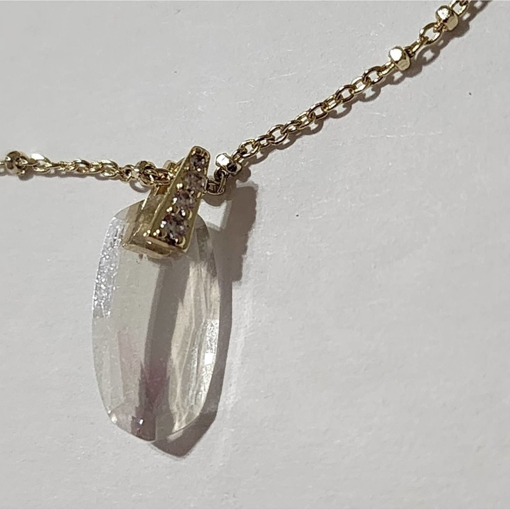 Kendra scott Camila layer glass and gold necklace